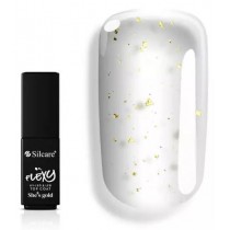 Silcare Flexy She`s Gold Top Coat preparat do paznokci z drobinkami w kolorze zota 4,5 g