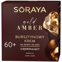 Soraya Gold Amber bursztynowy krem ujdrniajcy na dzie i na noc 60+ 50ml