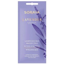 Soraya Lavender Essence lawendowa maseczka wygadzajca na twarz, szyj i dekolt 8ml