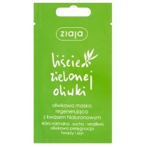 Ziaja Licie Zielonej Oliwki oliwkowa maska regenerujca z kwasem hialuronowym 7ml