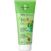 4Organic Naturalny szampon i żel do mycia dla dzieci 2w1 Apple Friends 200ml