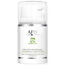 Apis Acne-Stop Light Normalizing Anti-Acne Cream lekki antytrdzikowy krem normalizujcy z zielon herbat 50ml