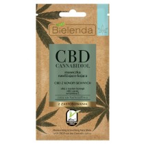 Bielenda CBD Cannabidiol maseczka nawilajco-kojca dla cery suchej i wraliwej 8g