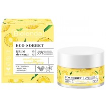 Bielenda Eco Sorbet nawilajco-rozwietlajcy krem do twarzy Ananas 50ml