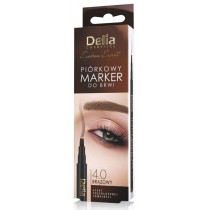 Delia Eyebrow Expert piórkowy marker do brwi Brąz 1szt