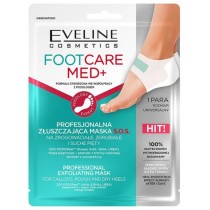 Eveline Foot Care Med+ profesjonalna zuszczajca maska pachtowa S.O.S na pity 1 para