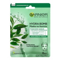 Garnier Skin Active Ultra Hydrating Rebalancing Tissue Mask nawilżajaca maska na tkaninie z ekstraktem z zielonej herbaty
