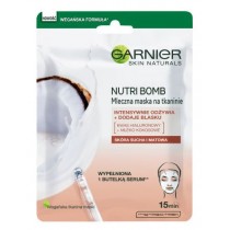 Garnier Skin Naturals Nutri Bomb Intense Nutrition And Glow Maska odżywcza w płacie z efektem rozjasniającym 28g