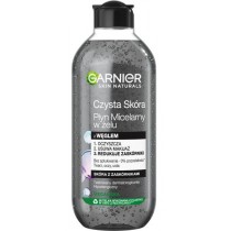 Garnier Skin Naturals płyn micelarny w żelu z węglem 400ml
