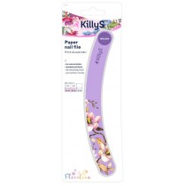 KillyS Floralove Paper Nail File pilnik papierowy Banan Fioletowy 180/240