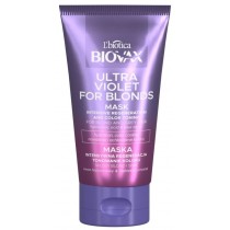 Biovax Ultra Violet For Blonds Mask intensywnie regenerujca maska tonujca do wosw blond i siwych 150ml