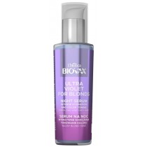 Biovax Ultra Violet For Blonds Intensywnie nawilajce serum tonujce na noc do wosw blond i siwych 100ml