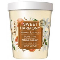 Lirene Dermo Sweet Harmony Body Scrub aromatyczny wygładzający peeling cukrowy Caramel & Vanilla 200g