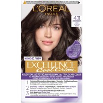 L`Oreal Excellence Cool Creme farba do wosw 4.11 Ultrapopielaty Brz