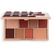 Makeup Revolution I Heart Revolution Hazelnut Cream Mini Eyeshadow Palette mini paletka cieni do powiek Chocolate 150g