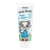 Momme Mother & Baby Natural Care Kicia Kocia pasta do zębów bez fluoru 0-3 lata Mięta 50ml