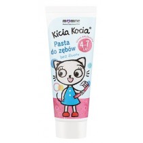 Momme Mother & Baby Natural Care Kicia Kocia pasta do zbw z fluorem 4-7 lata Guma Balonowa 50ml