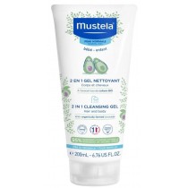 Mustela Bebe Enfant 2in1 Cleansing Gel Hair&Body Shampoo szampon i el pod prysznic 200ml