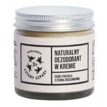 Mydlarnia Cztery Szpaki Naturalny dezodorant w kremie Cedr i Paczula 60ml