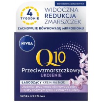 Nivea Q10 Przeciwzmarszczkowy agodzcy krem na noc do skry wraliwej 50ml