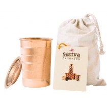 Sattva Ayurveda kubek miedziany z pokrywk 350ml