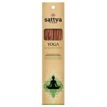 Sattva Natural Indian Incense naturalne indyjskie kadzido Yoga & Meditation 15szt