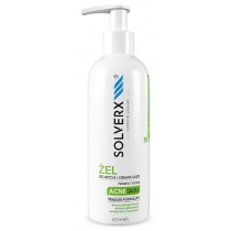 Solverx Acne Skin el do mycia i demakijau twarzy i oczu do skry trdzikowej i tustej 200ml