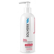 Solverx Rosacea el do mycia i demakijau twarzy do skry z trdzikiem rowatym 200ml