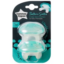 Tommee Tippee Teethe n` Soothe gryzak dziseko na zbkowanie 3m+ 2szt