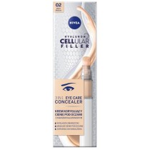 Nivea Hyaluron Cellular Filler 3In1 Eye Care Concealer krem korygujcy cienie pod oczami 02 Medium 4ml