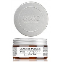 Farmavita Amaro Caramel Pomade Stron Hold Shiny Finish mocno utrwalająca pomada do włosów nabłyszczająca 100ml