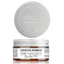 Farmavita Amaro Caramel Pomade Stron Hold Shiny Finish mocno utrwalajca pomada do wosw nabyszczajca 100ml