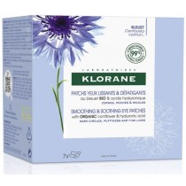 Klorane Smoothing & Soothing Eye Patches wygadzajco-kojce patki pod oczy 14szt