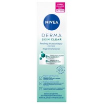 Nivea Derma Skin Clear peeling z�uszczaj�cy na noc 40ml