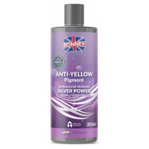 Ronney Professional Silver Power Anti-Yellow Pigment Shmapoo szampon do wosw blond, rozjanianych i siwych 300ml