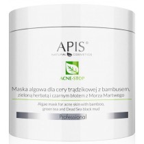 Apis Acne-Stop Algae Mask maska algowa dla cery trdzikowej z bambusem i zielon herbat 200g