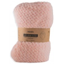 Mohani Hair Wrap turban-ręcznik do włosów z mikrofibry Różowy