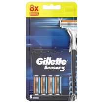 Gillette Sensor3 wymienne ostrza 8szt
