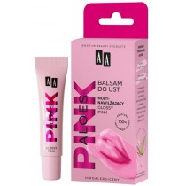 AA Aloes Pink multinawilajcy balsam do ust Glossy Pink 10g