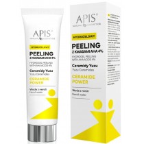 Apis Ceramide Power hydro�elowy peeling do twarzy z kwasami AHA 4% 100ml