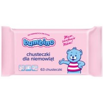 Bambino Chusteczki dla niemowlt 63szt