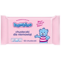 Bambino Chusteczki dla niemowlt 63szt