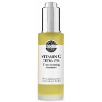 Bioup Vitamin C Tetra 15% Time-Reversing Treatment luksusowe serum z bursztynem i e-szeniem 30ml