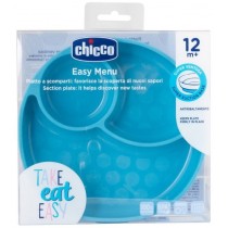 Chicco Talerz silikonowy 3-dzielny Boy