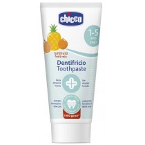 Chicco Toothpaste Pasta do zębów z fluorem 1000ppm o smaku wieloowocowym 1-5l 50ml