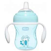 Chicco Transition Cup Pierwszy kubek treningowy 200ml z mikkim ustnikiem 4m+ Boy