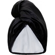 Glov Hair Wrap Satine satynowy turban do wosw Black