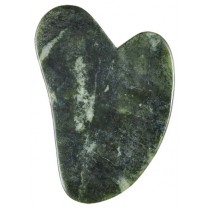 Glov Jade Gua Sha Green kamie do masau twarzy Zielony