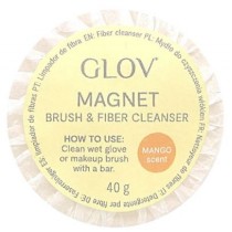 Glov Magnet Brush&Fiber Cleanser mydo do czyszczenia akcesoriw makijaowych Mango 40g