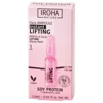 Iroha Nature Instant Flash Liftingujco-ujdrniajca ampuka do twarzy z biakiem sojowym i kwasem hialuronowym 1,5ml